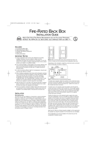 fire-rated back box