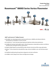 Rosemount™ 8800D Series Vortex Flowmeter