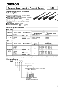 E2S Ordering Information Nomenclature