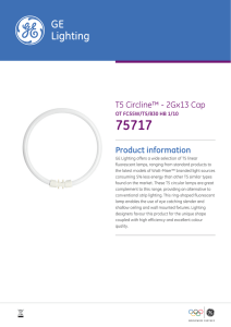 T5 Circline™ - 2Gx13 Cap Product information