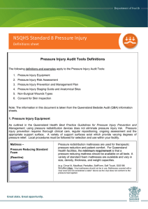 NSQHS Standard 8 Pressure Injury