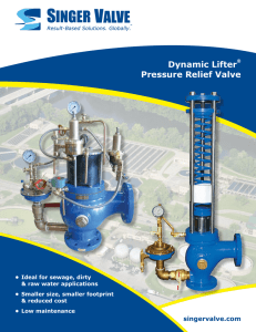 Dynamic Lifter® Pressure Relief Valve