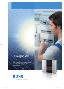 Photovoltaic Catalogue 2010