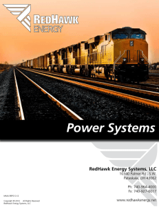 Railroad Power Systems - RedHawk Energy Systems, LLC