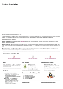 Level crossing protection system SPN