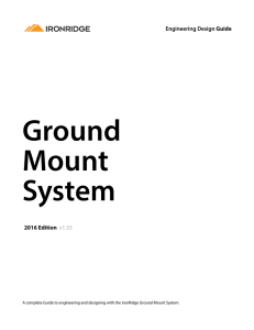 Ground Mount Engineering Design Guide.