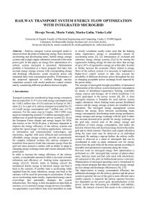 railway transport system energy flow optimization with