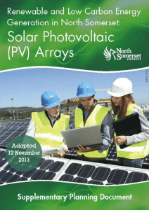 solar photovoltaic array supplementary planning document (PDF