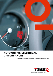 AUTOMOTIVE ElEcTrIcAl dIsTUrbAncEs