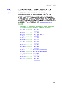 A61F - Cooperative Patent Classification