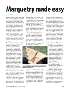Marquetry made easy