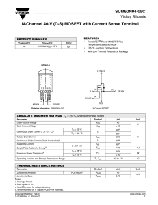 SUM60N04-05C N-Channel 40-V (D