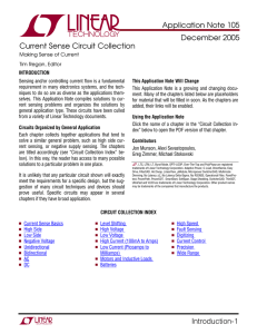 AN105 - Current Sense Circuit Collection