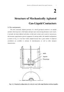 Structure of Mechanically Agitated Gas
