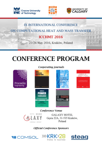 conference program - IX International Conference on Computational
