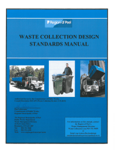 Waste Collection Design Standards Manual