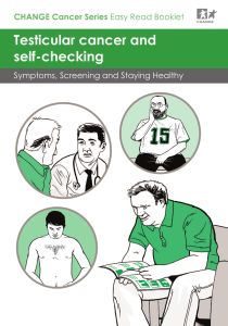 Testicular cancer And Self-checking