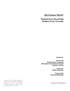geotechnical report