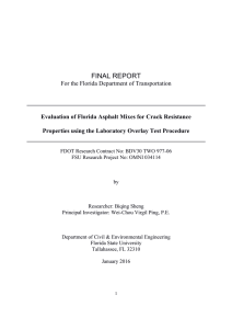 final report - Florida Department of Transportation