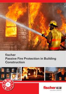 fischer Passive Fire Protection in Building Construction