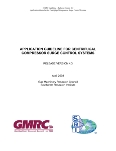 Application Guideline for Centrifugal Compressor Surge