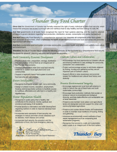 Thunder Bay Food Charter