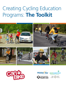 The Toolkit - Safe Cycling Thunder Bay