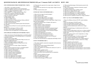 QUESTION BANK EE 6503 POWER ELECTRONICS III year/ V