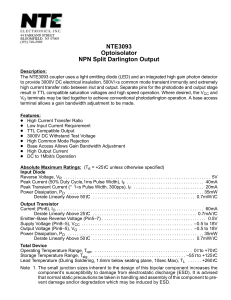 NTE3093 - NTE Electronics Inc