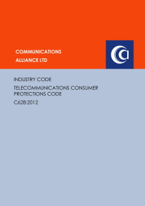 Telecommunications Consumer Protections (TCP) Code