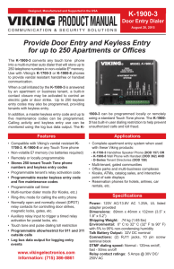 K-1900-3 Product Manual