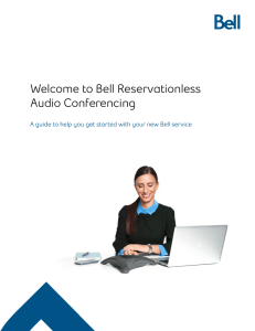 Bell Reservationless Audio Conferencing