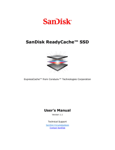 SanDisk ReadyCache™ SSD