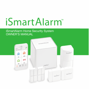 iSmartAlarm Home Security System OWNER`S