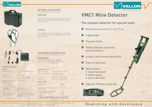 VMC1 Mine Detector