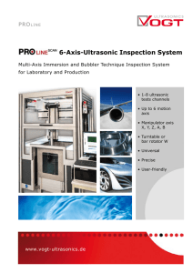 6-Axis-Ultrasonic Inspection System