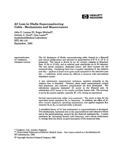 AC Loss in Nb3Sn Superconducting Cable-Mechanisms