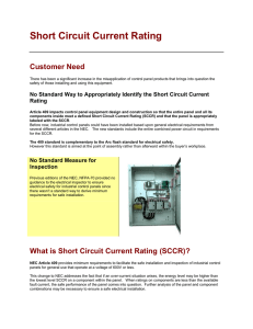 Short Circuit Current Rating