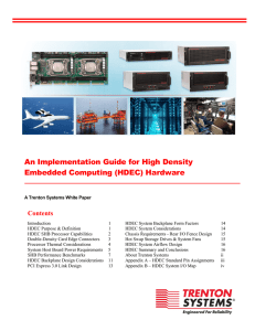 An Implementation Guide for High Density