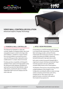 VSN1190 wall controller datasheet