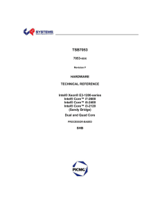 TSB7053 System Host Board Sandy Bridge Multi