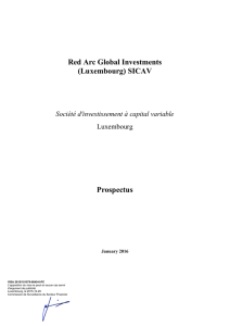 Red Arc Global Investments (Luxembourg) SICAV Prospectus