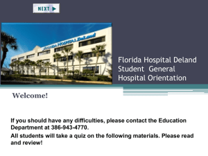 Requirement - Florida Hospital