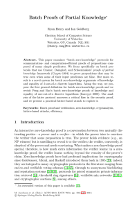 Batch Proofs of Partial Knowledge