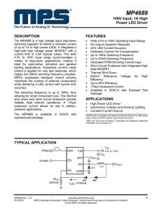 MP4689 - Monolithic Power System