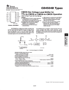 CD4504B TYPES (Rev. D)