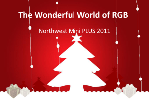 What is RGB - Christmas in Kent