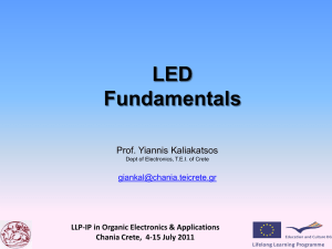 Laser Diode and LED fundamentals