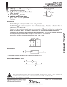 Single Bus Buffer Gate With 3