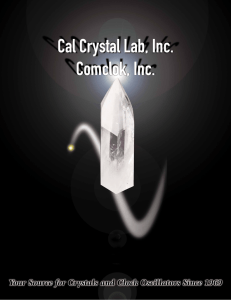 catalog - Cal Crystal Lab